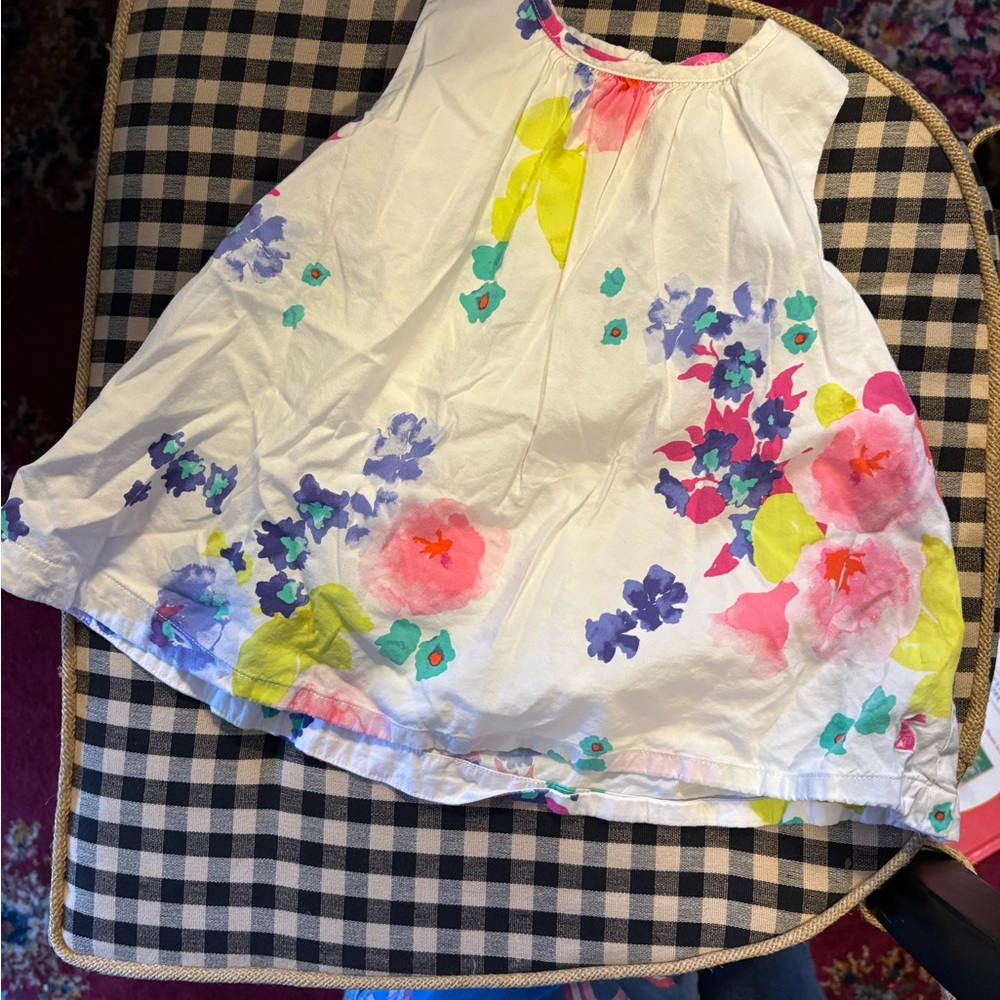 Floral Kids Sleeveless Top